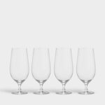 6312002 Beer lager Clear Orrefors Erika Lagerbielke set 4 jpg