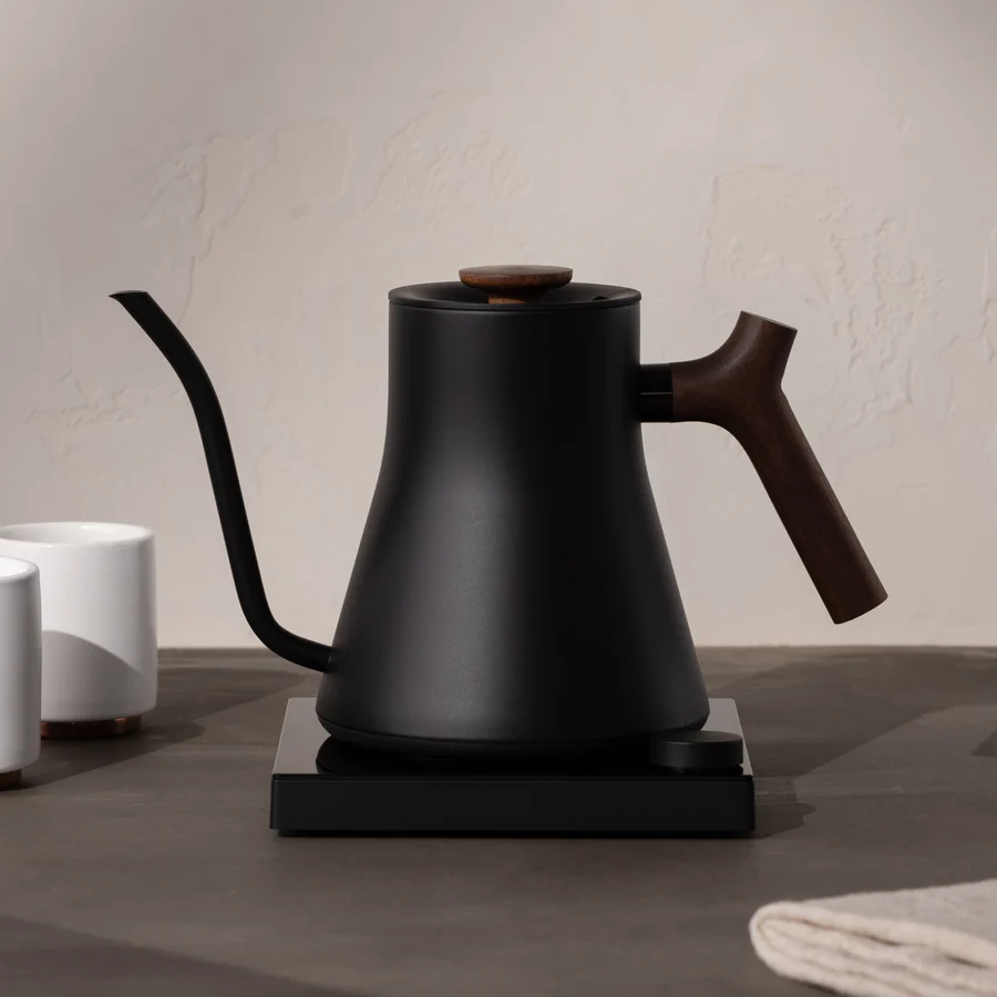 Fellow ProStudioEdition Stagg EKG Electric Kettle Matte Black Walnut v4