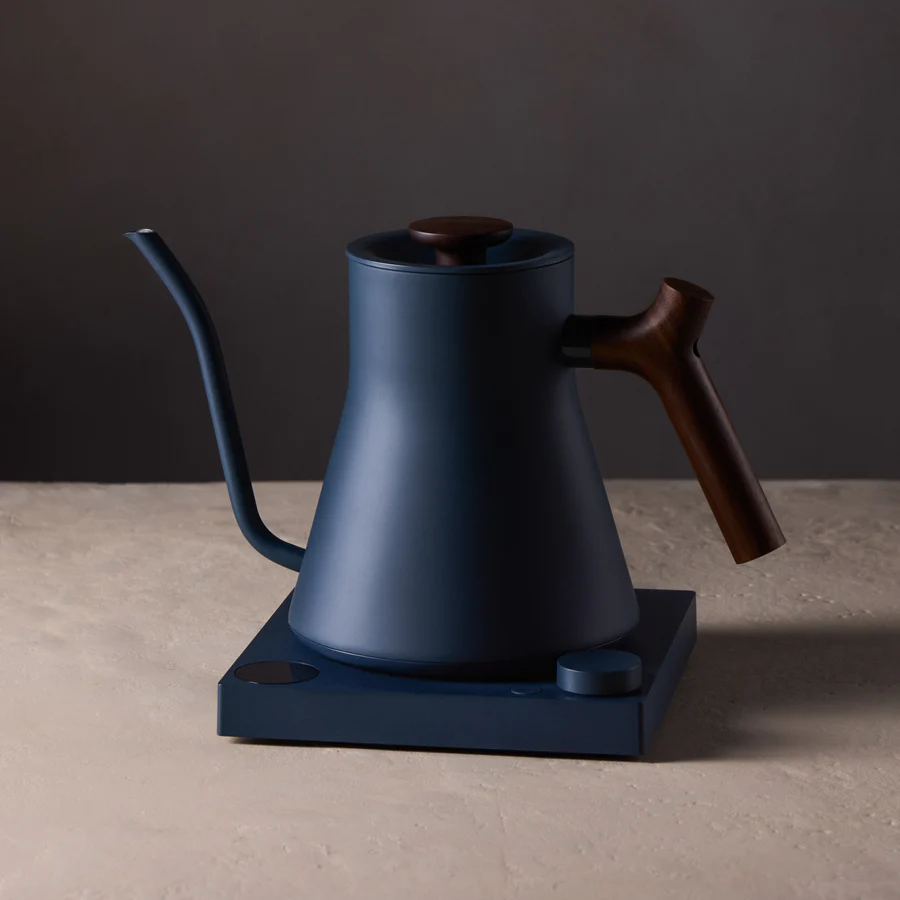 Fellow Pro Stagg EKG Electric Kettle Stone Blue Walnut v4